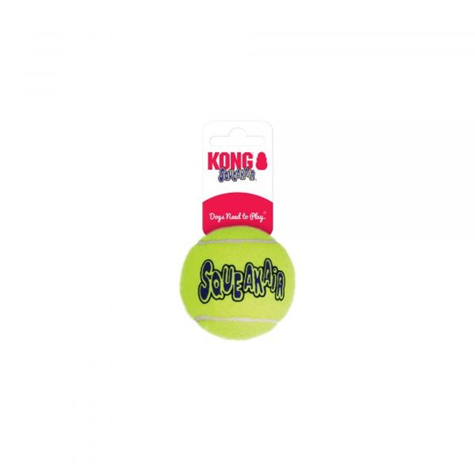 Hovedbilde KONG Leke SqueakAir Ball Gul M 6cm