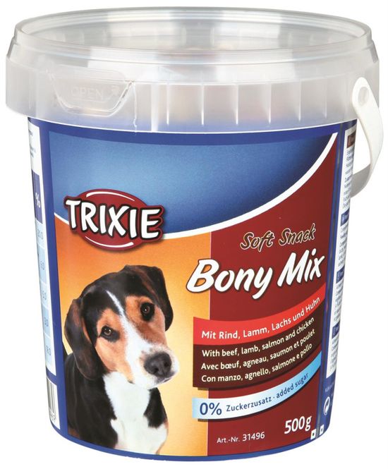 Hovedbilde Bony Mix M/Biff, Lam, Laks og Kylling 500g