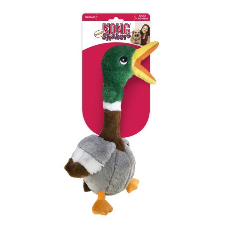 KONG Leke ShakersHonkers Duck L Grå 50cm