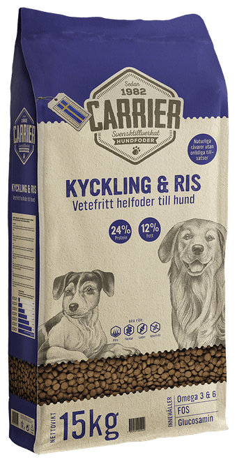 Hovedbilde Carrier Kylling & Ris 15kg